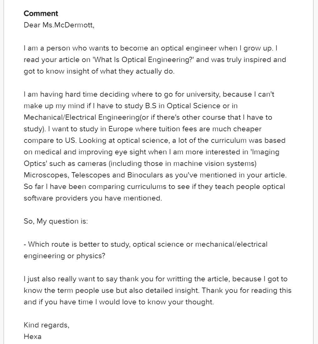 How to Find the Right University for Studying Optical Engineering Spire Starter Optical